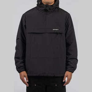 Men: Windbreaker Jacket - Black/White