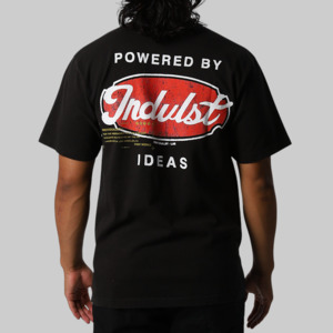 Indvlst Lab: Powered By Ideas T-Shirt - Vintage Black
