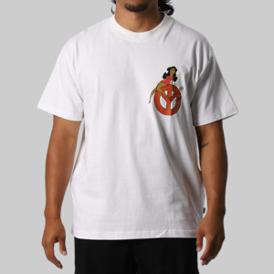 Tops: Groovy Lady T-Shirt - Pure White