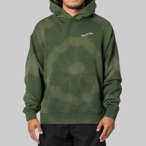 Wordmark Tie Dye Hoodie - Forest