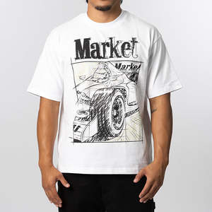 Scribbled Formula UV T-Shirt - White
