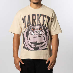 Market: Angry Bulldog T-Shirt - Natural