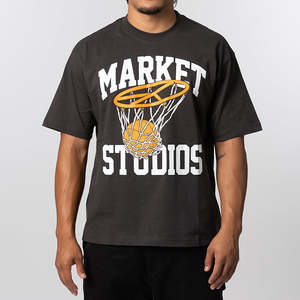 Market: Shooting For Peace T-Shirt - Washed Black