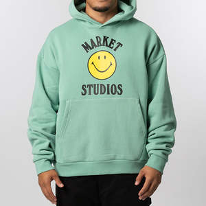 Market: Smiley Mood Hoodie - Green