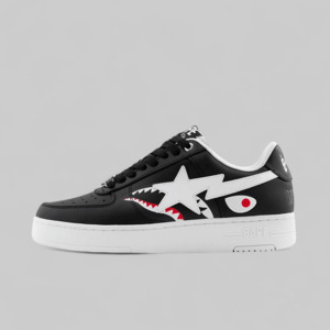 Main Outlet Womens Footwear: Bape STA Shark #2 M2 - Black
