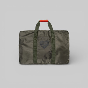 Human Made: Packable Boston Bag - Olive Drab