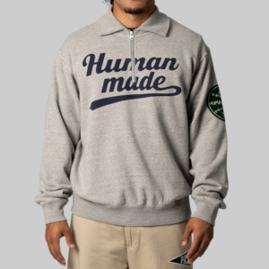 Half-Zip Sweatshirt - Grey