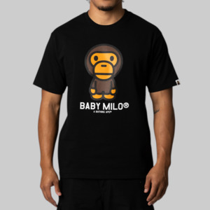 Tops: Baby Milo T-Shirt - Black