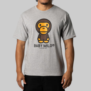 Tops: Baby Milo T-Shirt - Grey