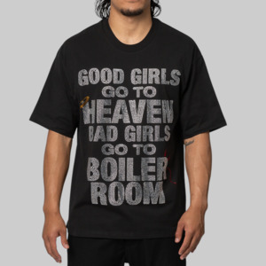Good Girls Diamante T-Shirt - Black