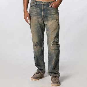 Main Outlet Mens Bottoms: Savage Denim DP Basic Pant - Indigo