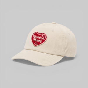 6 Panel Twill Cap - White