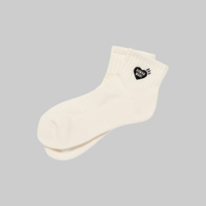 Pile Short Socks - White