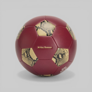 X Wales Bonner Football Ball - Burgundy