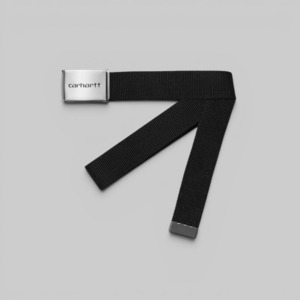Carhartt: Clip Belt Chrome - Black
