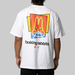 Fr2: Rabbit Logo T-Shirt - White