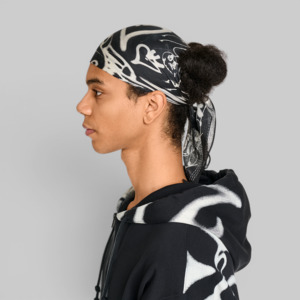 Y 3: X CHITO Graphic Bandana - Black