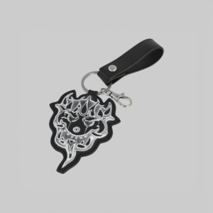 X CHITO Leather Keychain - Black