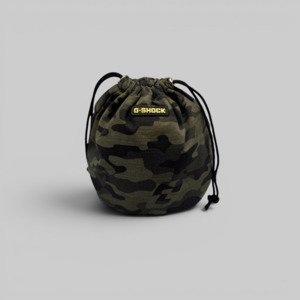 Casio: Casio Camo Drawstring Pouch (Gift with Purchase)