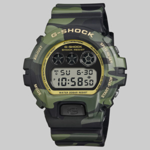 Casio: DW6900CMG-3D - Bold Camo