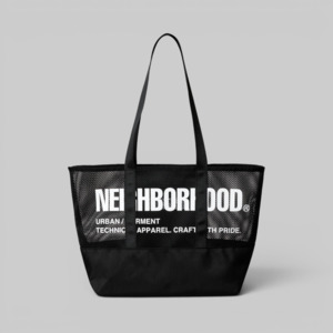 Neighborhood: Mesh Tote Bag - Black