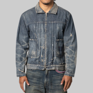 Savage LW Denim Zip Jacket - Indigo