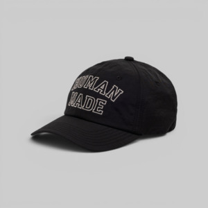 Human Made: 6 Panel Nylon Cap - Black