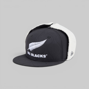 New Era: All Blacks 59Fifty Fitted Quilted Dog Ear