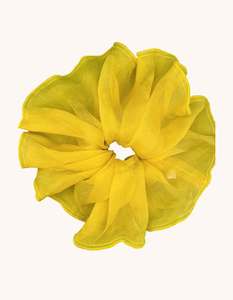 Scrunchie: Sunflower Chiffon Scrunchie