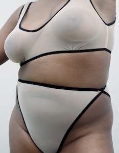 Kye Intimates: Mies Brief Black + Ecru