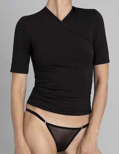 Recline French Sleeve Black