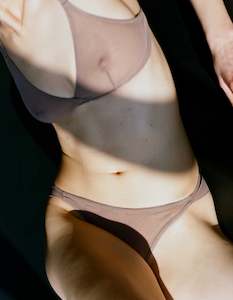 All: Translucent Brief Marron Glacé