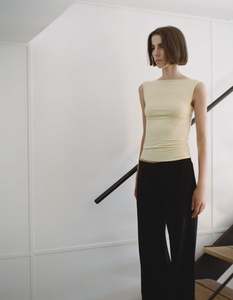 Kye Intimates: Recline Bateau Sleeveless Limoncello