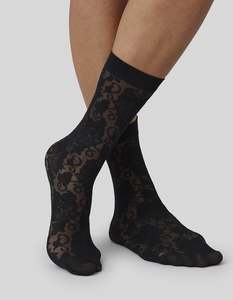 All: Lily Lace Socks Black