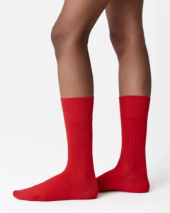 New In 1: 2-Pack Edna Cotton Socks Rouge