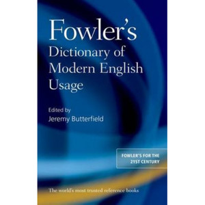 Products: Fowler's Dictionary of Modern English Usage