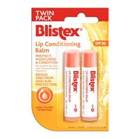 Personal Care: BLISTEX Lip Condition Balm SPF30 Twin Pack