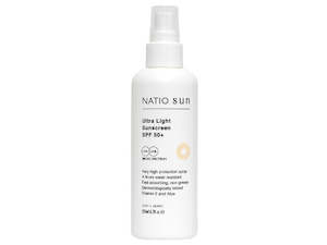 Natio Ultra Light Spray Sunscreen SPF 50+, 200ml