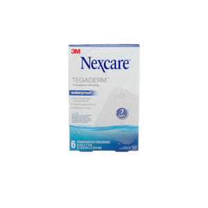 Nexcare Tegaderm Waterproof Transparent Dressing 6x7 cm 6s