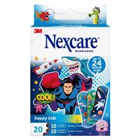 Medical Aid: Nexcare Happy Kids Cool Plasters Assorted 20 Pack