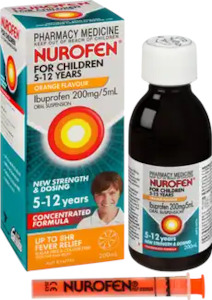 NUROFEN FOR CHILDREN ORANGE 5-12YO 200ML