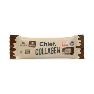 Weight Loss: Chief Collagen Protein Choc Salted Caramel Bar 45g