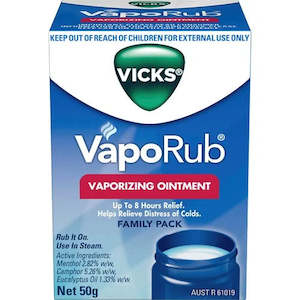 Hay Fever Allergy Sinus: Vicks Vaporub 50g
