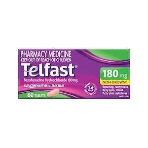 TELFAST Tablets 180mg 60s