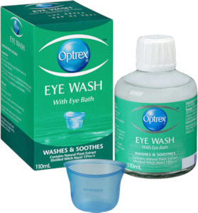 OPTREX Eye Wash with Bath 110ml