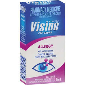 Eye Care: VISINE Allergy Eye Drops 15ml
