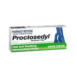 Digestive Health: Proctosedyl Ointment 30g