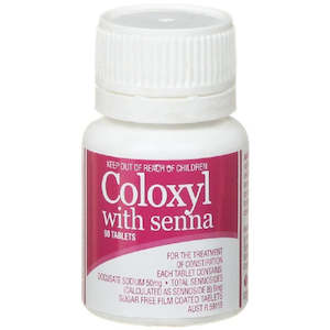 Digestive Health: Coloxyl with Senna Tablets 90 Tablets