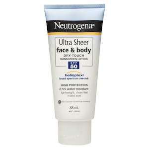 Sun Care: NEUTRO Ultra Sheer Face Lotion SPF50+ 88ml
