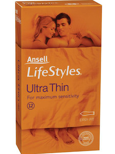 Ansell Lifestyle Ultra Thin 12pk